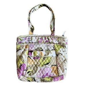 Vera Bradley Floral Quilted Shoulder Bag - Pink, Green, Cream